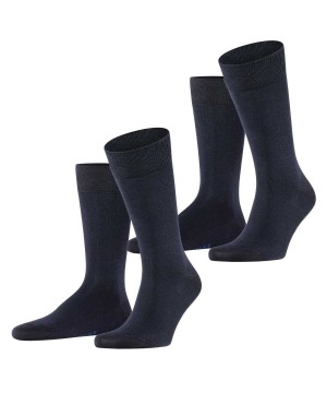 Falke Happy 2-Pack Socks Zokni Férfi Kék | NJFC-85341