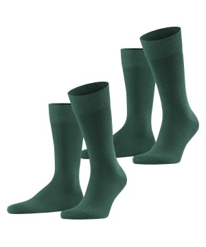 Falke Happy 2-Pack Socks Zokni Férfi Zöld | QJXE-87619