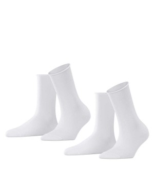 Falke Happy 2-Pack Socks Zokni Női Fehér | LNIU-60589