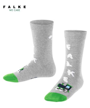 Falke Happy Locomotive Socks Zokni Gyerek Szürke | PHTF-08164