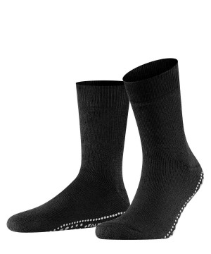 Falke Homepads House socks Zokni Férfi Fekete | JFBU-76094