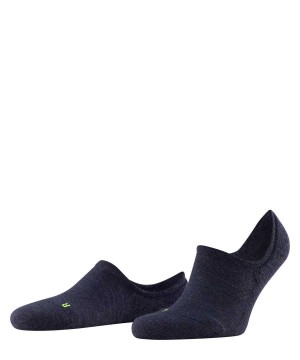 Falke Keep Warm Invisibles No Show Socks Férfi Kék | XHNZ-94036