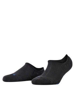 Falke Keep Warm Invisibles No Show Socks Női Fekete | QNVM-39287