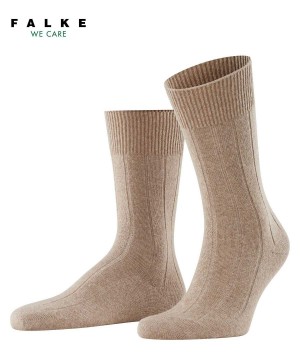 Falke Lhasa Rib Socks Zokni Férfi Barna | ZOIF-42861