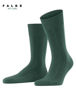 Falke Lhasa Rib Socks Zokni Férfi Zöld | UCJH-50412