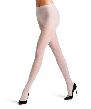 Falke Linear Lounge 25 DEN Tights Tights Női Szürke | YLFE-52610