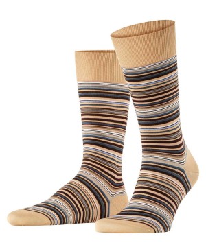 Falke Microblock Socks Zokni Férfi Bézs | GLZW-58912