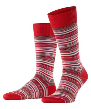 Falke Microblock Socks Zokni Férfi Piros | ZBSG-17259