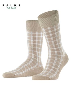 Falke Modern Tailor Socks Zokni Férfi Bézs | SVHY-84352