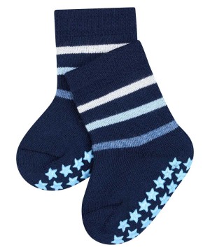 Falke Multi Stripe House socks Zokni Baba Kék | UIYG-46520