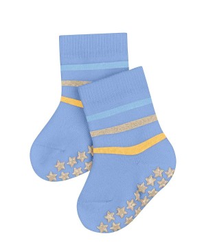 Falke Multi Stripe House socks Zokni Baba Kék | WRVU-91635