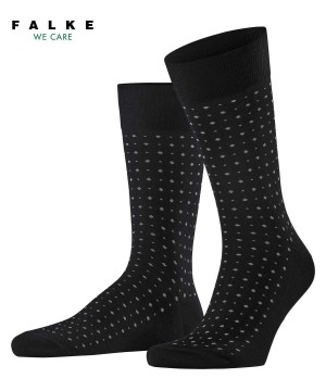 Falke Polished Dot Socks Zokni Férfi Fekete | VNDL-39402