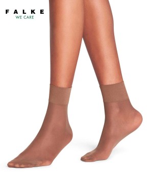 Falke Pure Matt 20 DEN Ankle socks Zokni Női Barna | WXOS-03174