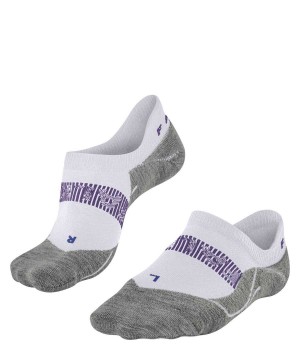 Falke RU4 Endurance Cool Invisible Running Invisibles Sports Socks Női Fehér | ISFY-61459