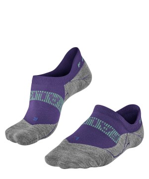 Falke RU4 Endurance Cool Invisible Running Invisibles Sports Socks Női Lila | TEVH-45860