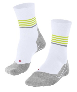 Falke RU4 Endurance Reflect Running Socks Zokni Férfi Fehér | XJPR-43827