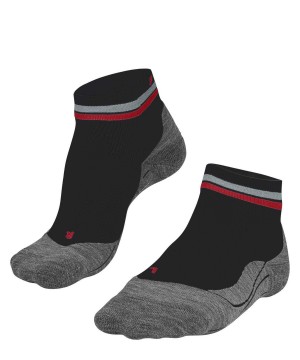 Falke RU4 Endurance Short Reflect Running Short sock Sports Socks Női Fekete | PNIX-82953