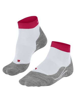 Falke RU4 Endurance Short Running Short sock Sports Socks Női Fehér | MXNV-62358