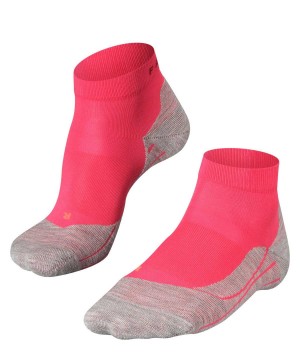 Falke RU4 Endurance Short Running Short sock Sports Socks Női Piros | ZCXH-63487