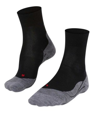 Falke RU4 Endurance Wool Running Socks Sports Socks Női Fekete | HWEL-29643