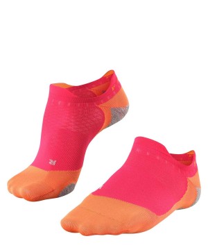 Falke RU5 Race Invisible Running Invisibles Sports Socks Női Piros | IAKU-09572