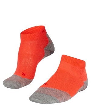 Falke RU5 Race Short Running Short sock Sports Socks Női Piros | DWKM-40719