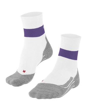 Falke RU Compression Stabilizing Running Socks Sports Socks Női Fehér | OYSG-98162