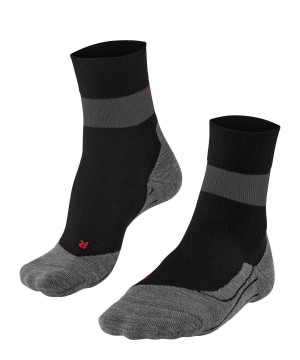 Falke RU Compression Stabilizing Running Socks Sports Socks Női Fekete | WMNP-10249