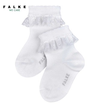 Falke Romantic Lace Socks Zokni Baba Fehér | HGZX-64138