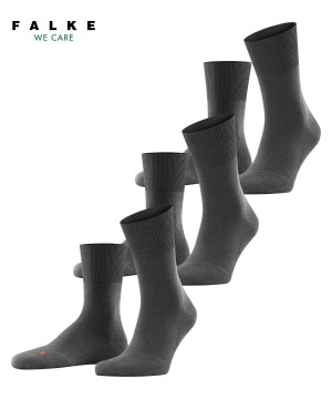 Falke Run 3-Pack Socks Zokni Férfi Szürke | BDFV-06254