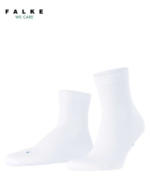 Falke Run Rib Short sock Zokni Női Fehér | ZNWJ-20846