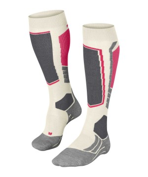 Falke SK2 Intermediate Skiing Knee-high Socks Sports Socks Női Fehér | WLSO-50634