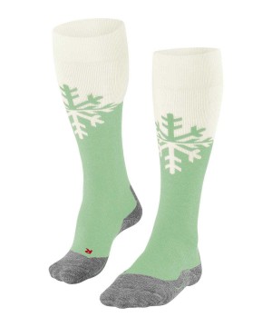 Falke SK2 Intermediate Skiing Knee-high Socks Sports Socks Női Zöld | AIBQ-79823