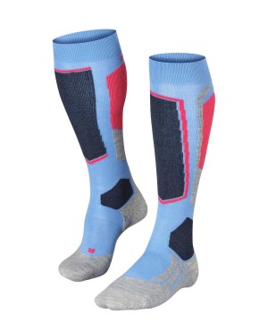 Falke SK2 Intermediate Skiing Knee-high Socks Sports Socks Női Kék | JSVP-83061