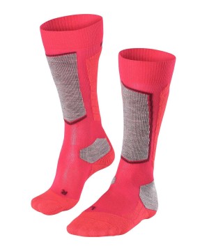 Falke SK2 Intermediate Vegan Skiing Knee-high Socks Sports Socks Női Piros | ZRWD-53496