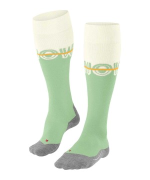 Falke SK4 Advanced Skiing Knee-high Socks Sports Socks Női Zöld | ZQVD-54129