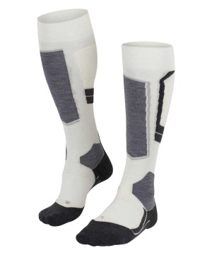 Falke SK4 Advanced Skiing Knee-high Socks Sports Socks Női Fehér | LDEV-62375