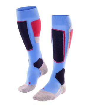 Falke SK4 Advanced Skiing Knee-high Socks Sports Socks Női Kék | AUID-72649