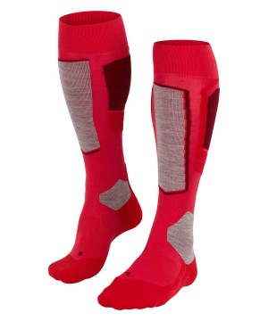 Falke SK4 Advanced Skiing Knee-high Socks Sports Socks Női Piros | YTUB-45318