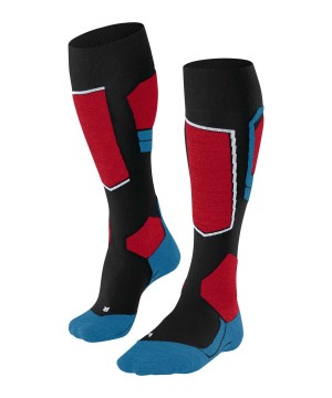 Falke SK4 Advanced Skiing Knee-high Socks Zokni Férfi Fekete | EOPF-16504