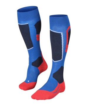 Falke SK4 Advanced Skiing Knee-high Socks Zokni Férfi Kék | MBUQ-04685