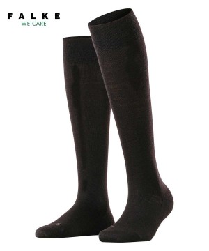 Falke Sensitive Berlin Knee-high Socks Zokni Női Fekete | YFKV-68235