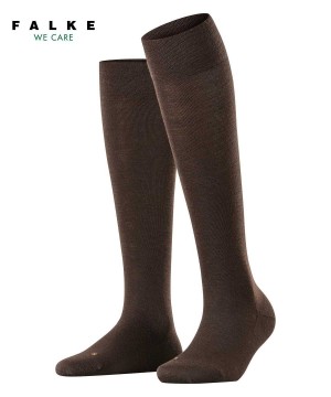 Falke Sensitive Berlin Knee-high Socks Zokni Női Barna | YVQP-74651