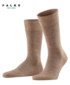 Falke Sensitive Berlin Socks Zokni Férfi Barna | XMRO-39562