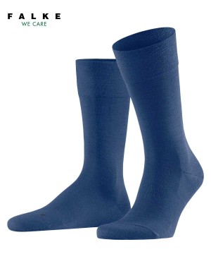 Falke Sensitive Berlin Socks Zokni Férfi Kék | XDST-78015