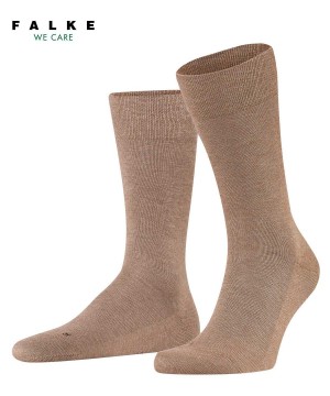 Falke Sensitive London Socks Zokni Férfi Barna | FRKY-63908