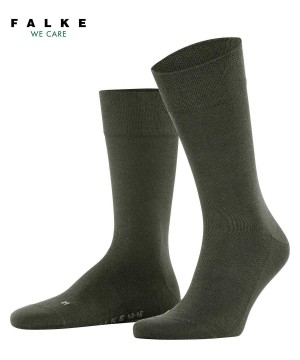 Falke Sensitive New York Socks Zokni Férfi Zöld | RFVZ-02718