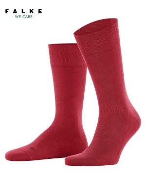 Falke Sensitive New York Socks Zokni Férfi Piros | UODK-97615