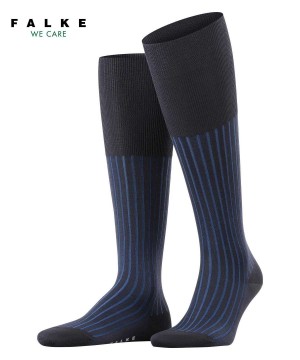 Falke Shadow Knee-high Socks Zokni Férfi Kék | RTLO-25169