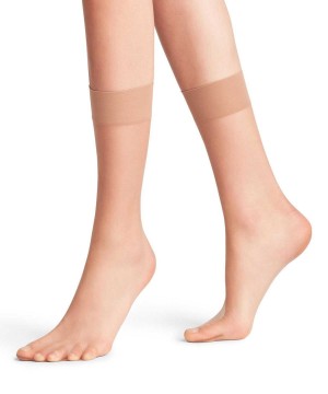 Falke Shelina 12 DEN Ankle socks Zokni Női Bézs | XZYW-57823